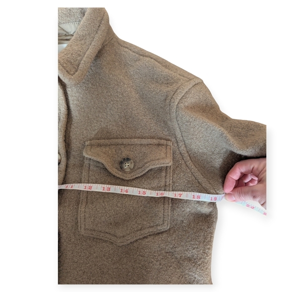 Wilfred Free The Ganna Cropped Shirt Jacket Wool - Picture 7 of 10